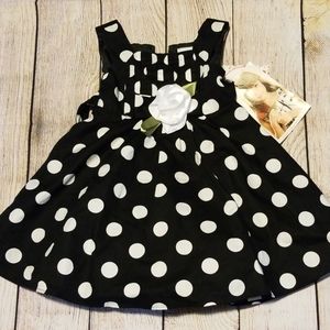 Sweet Heart Rose 2T Polka Dot Dress